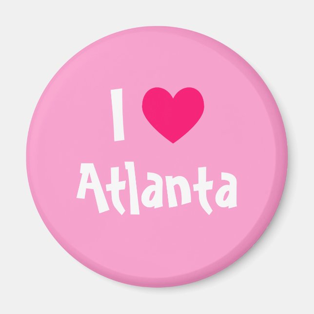 Aimant J'aime Atlanta (Devant)
