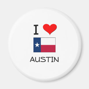 Aimant J'aime Austin le Texas