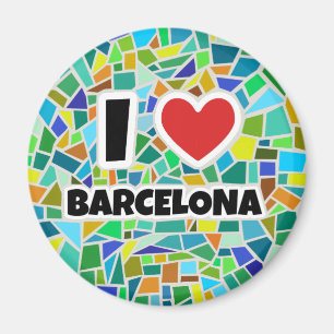Aimant J'aime Barcelone