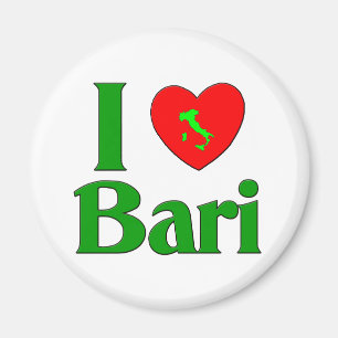 Aimant J'aime Bari Italie