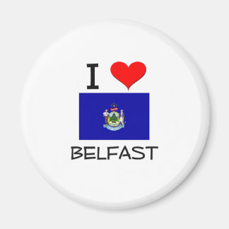 Aimant J'aime Belfast Maine