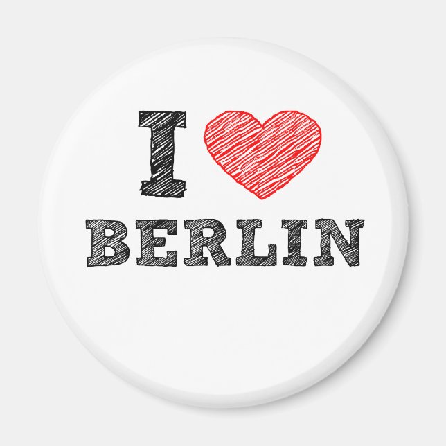 Aimant J'aime Berlin (Devant)