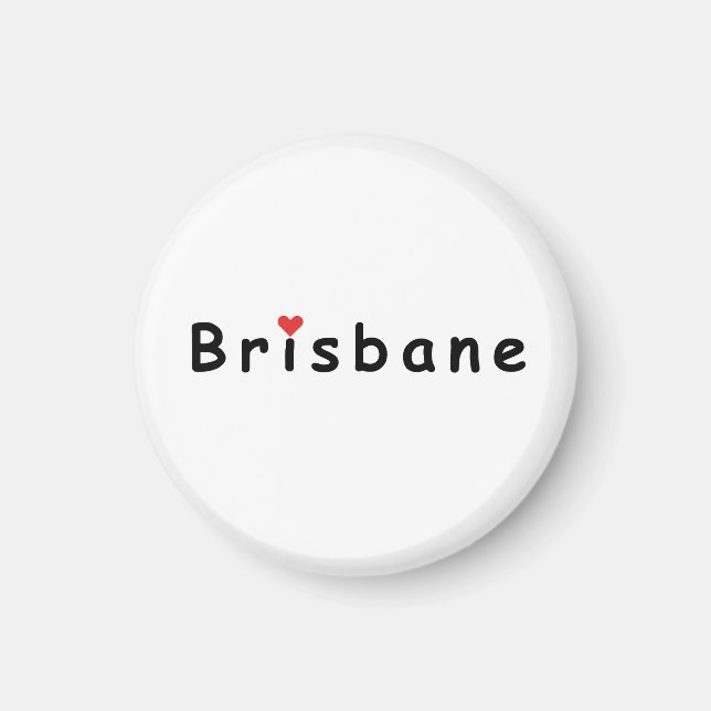 Aimant J'aime Brisbane (Devant)