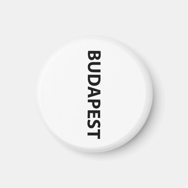 Aimant J'aime Budapest (Devant)