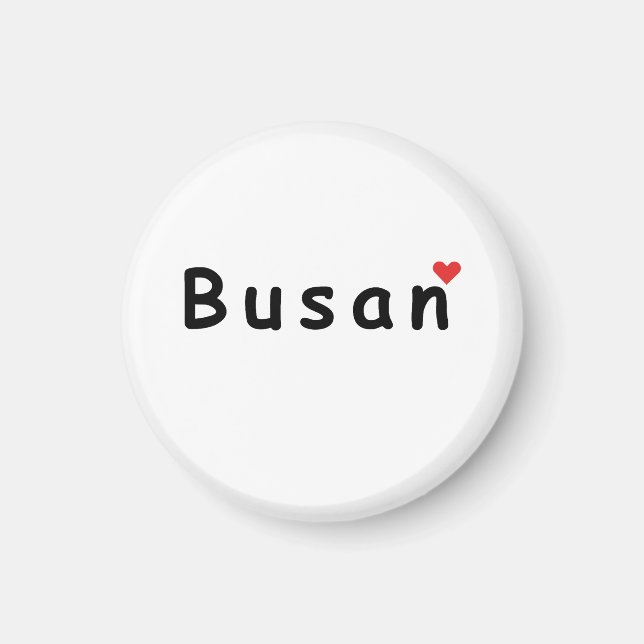 Aimant J'aime Busan (Devant)