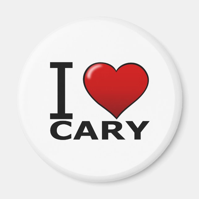 AIMANT J'AIME CARY, NC - CAROLINE DU NORD (Devant)