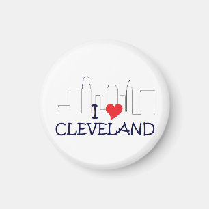 Aimant J'aime Cleveland