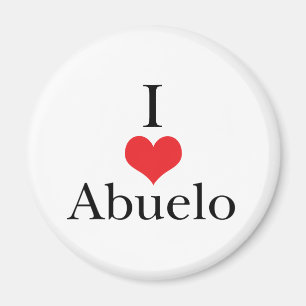 Aimant J'aime (coeur) Abuelo