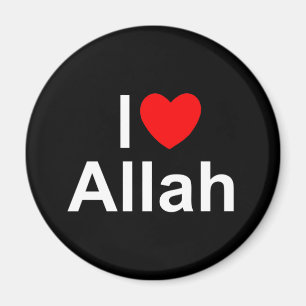 Aimant J'aime (coeur) Allah