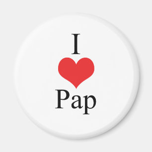 Aimant J'aime (coeur) le PAP