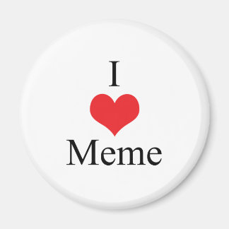 Aimant J'aime (coeur) Mème
