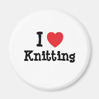 J'aime coeur Tricot personnalisé