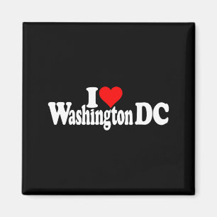 Aimant J'aime cœur Washington Dc District de Columbia
