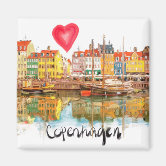 Aimant de réfrigérateur Motif Copenhague