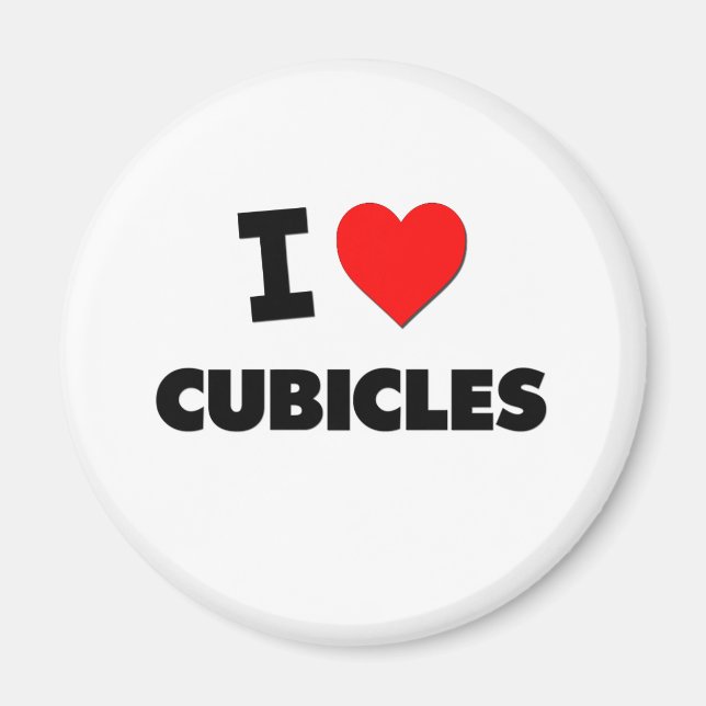 Aimant J'aime Cubicles (Devant)