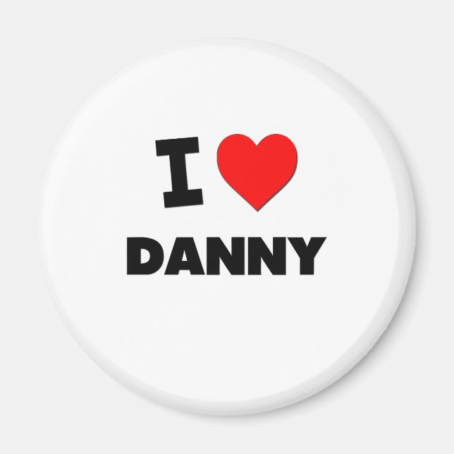 Aimant J'aime Danny (Devant)