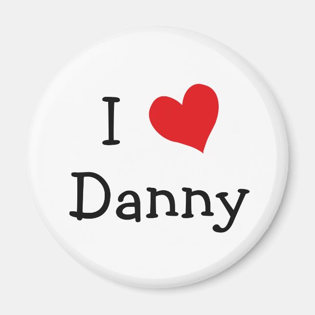Aimant J'aime Danny (Devant)