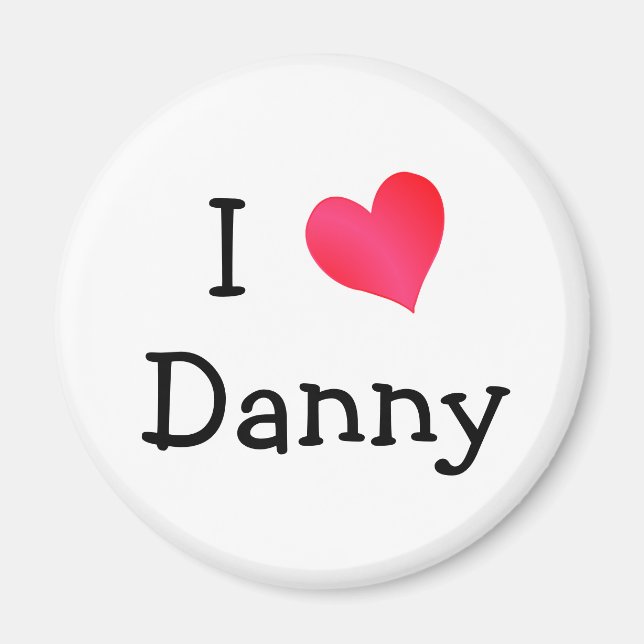 Aimant J'aime Danny (Devant)