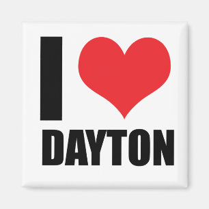Aimant J'aime Dayton
