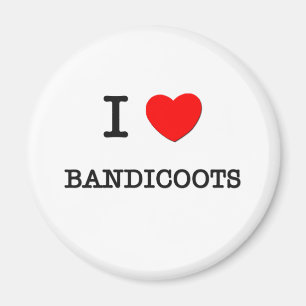 Aimant J'aime des BANDICOOTS