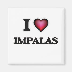 Aimant J'aime des impalas
