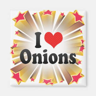 Aimant J'aime des oignons