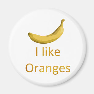 Aimant J'aime des oranges