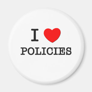 Aimant J'aime des politiques
