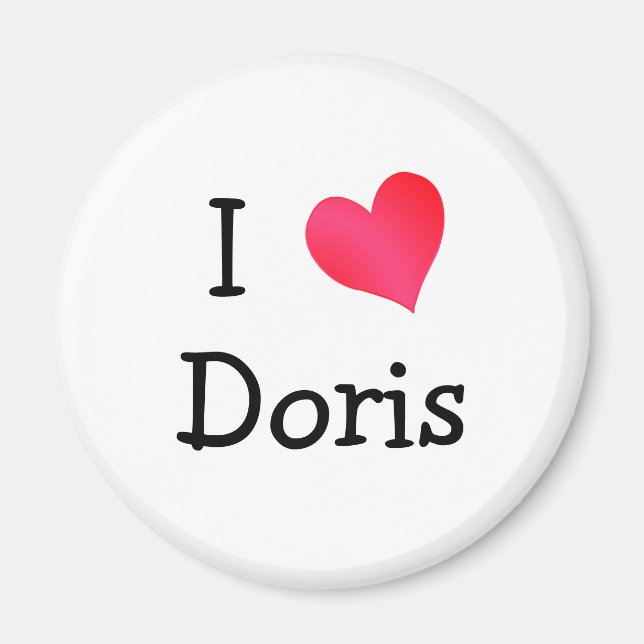 Aimant J'aime Doris (Devant)