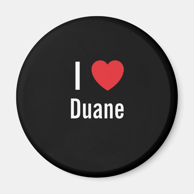 Aimant J'aime Duane (Devant)