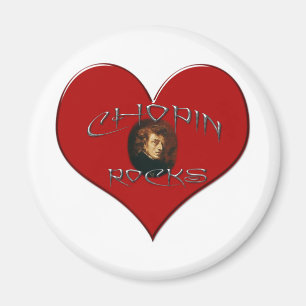 Aimant J'aime Frederic Chopin