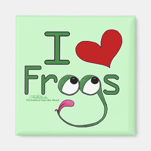Aimant J'aime FROGS