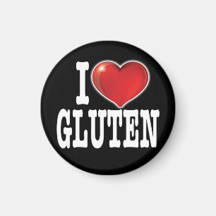 Aimant J'AIME GLUTEN (Version Sombre)