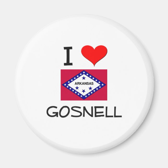 Aimant J'aime GOSNELL Arkansas (Devant)