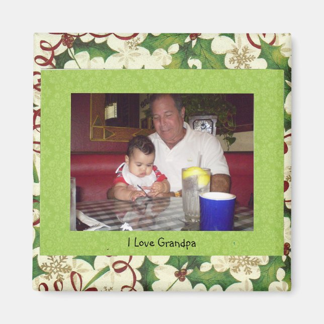 Aimant J'aime grand-père (Devant)