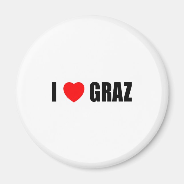 Aimant J'aime Graz (Devant)