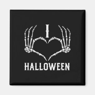Aimant J'aime Halloween Squelette Mains Coeur mignonne Fe