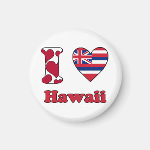 Aimant J'aime Hawaii