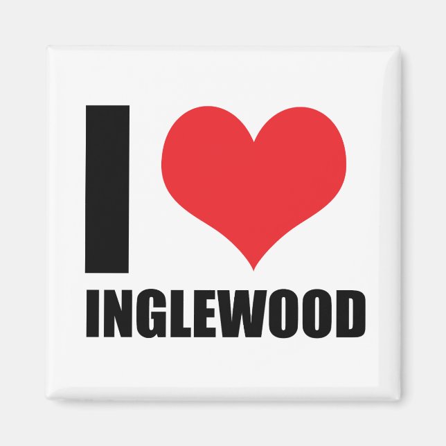 Aimant J'aime Inglewood (Devant)
