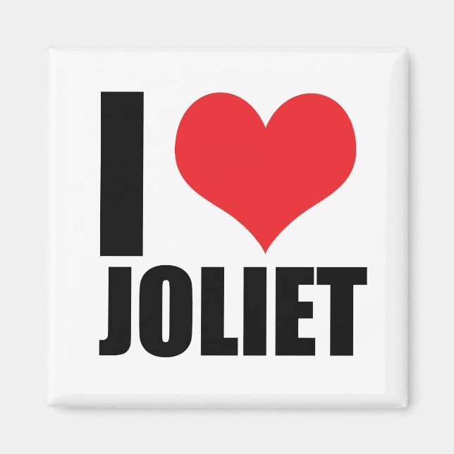 Aimant J'aime Joliet (Devant)