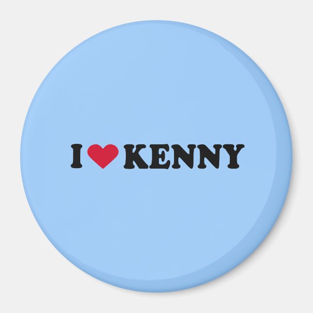 AIMANT J'AIME KENNY (Devant)