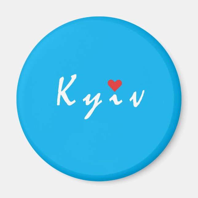 Aimant J'aime Kiev (Devant)