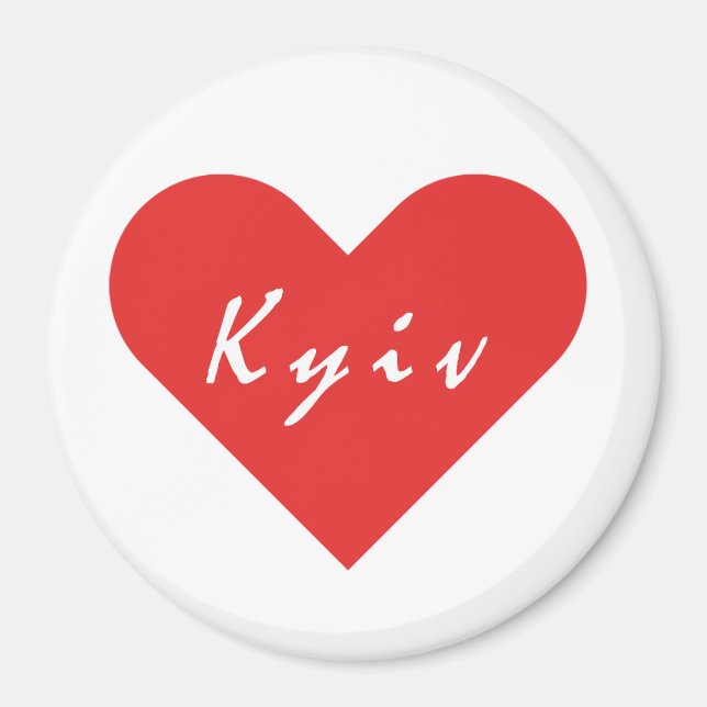 Aimant J'aime Kiev (Devant)