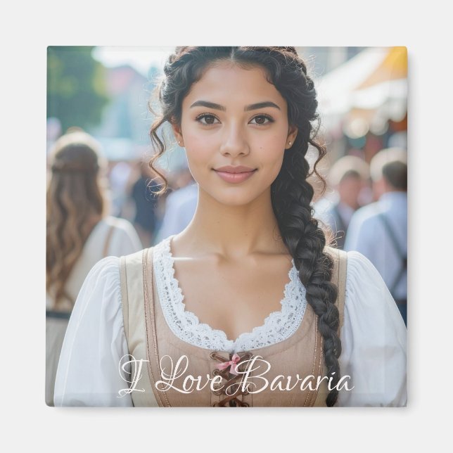 AIMANT J'AIME LA BAVIÈRE (Devant)