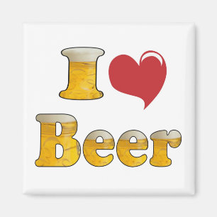 Aimant J'aime la bière