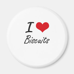 Aimant J'aime la conception artistique de biscuits