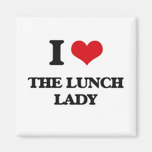 Aimant J'Aime La Dame Du Déjeuner