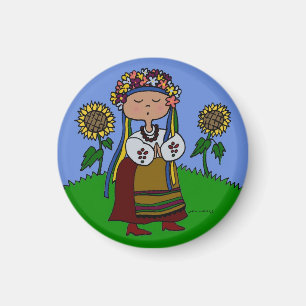 Aimant J'aime la danse ukrainienne