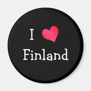 Aimant J'aime la Finlande