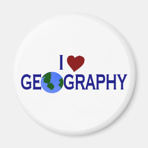 Aimant J'aime la géographie
